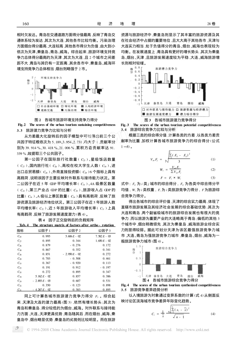 环渤海主要滨海城市旅游竞争力定量研究.pdf_第3页