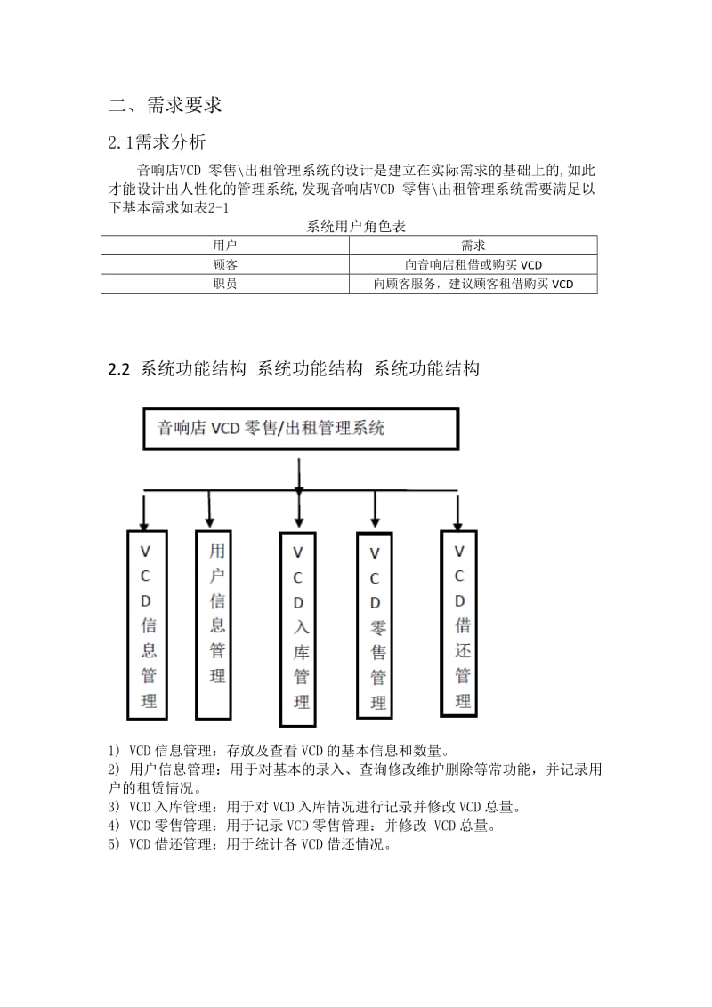 音响店 vcd 零售出租管理系统精要.docx_第3页