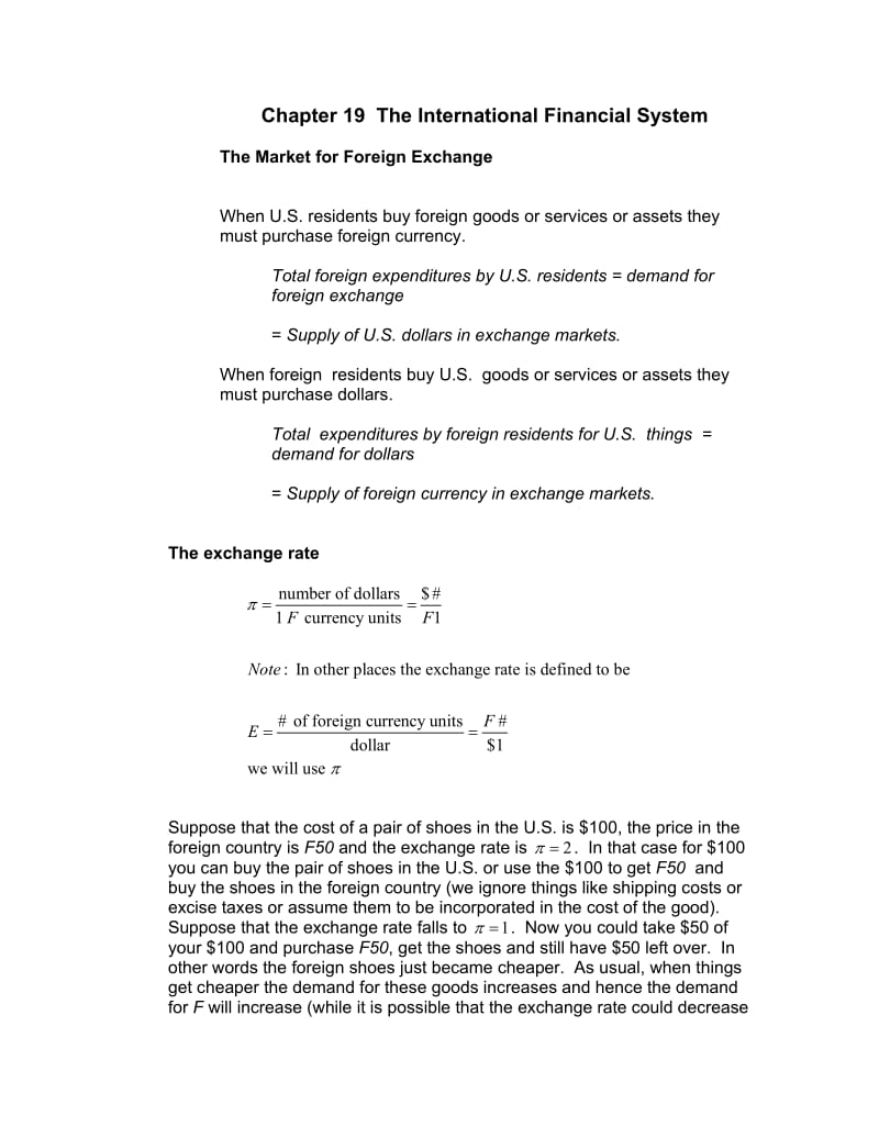 Chapter 19 The International Financial System.doc_第1页