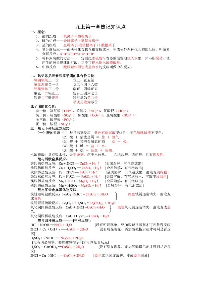 浙教版科学九年级上册第一章知识点.doc_第1页