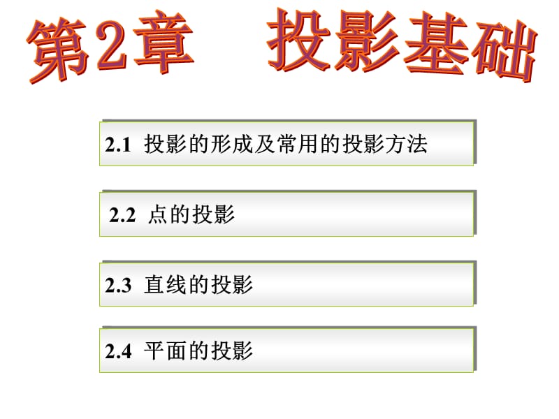 工程制图投影基础.ppt_第1页