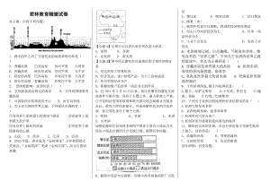 湘教版七年级下册地理试卷.docx