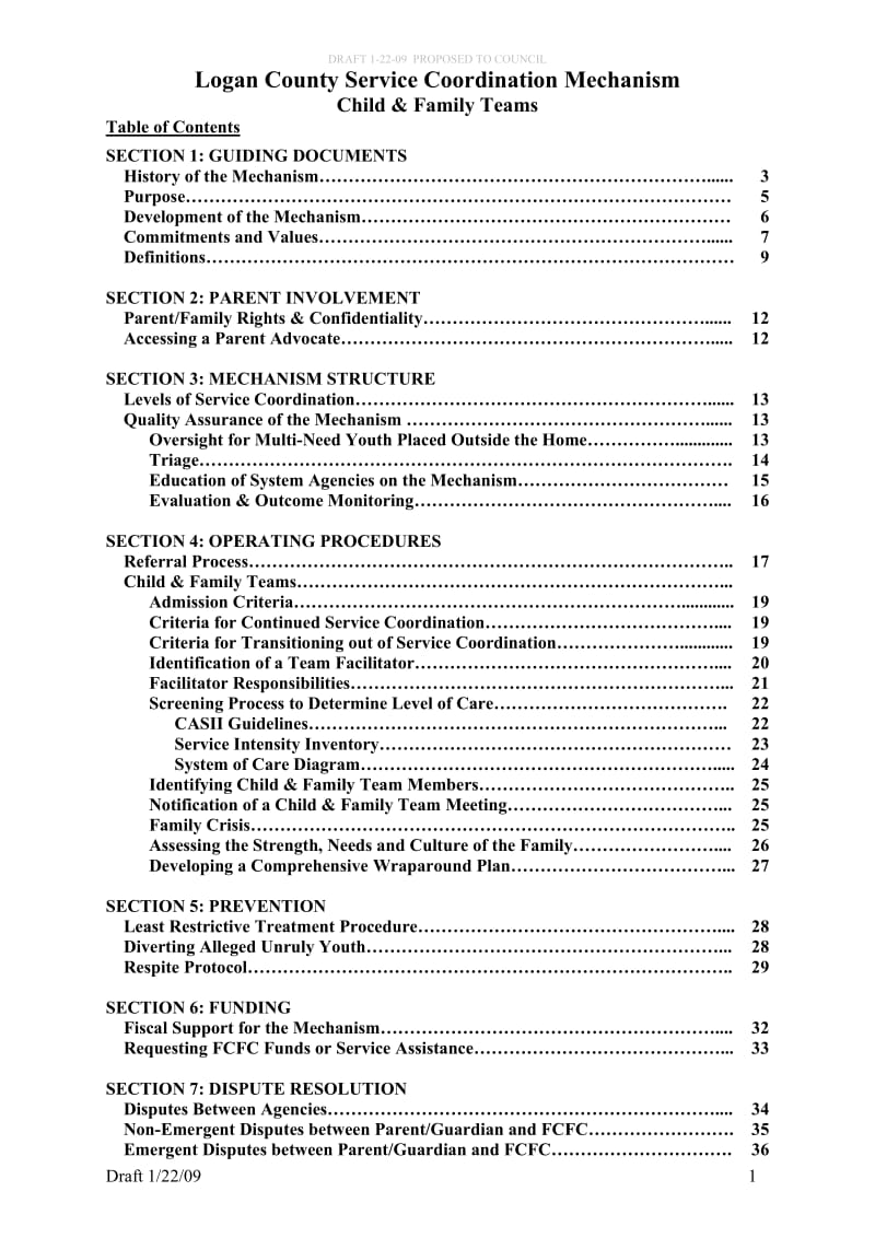 History of the Service Coordination Mechanism.doc_第1页