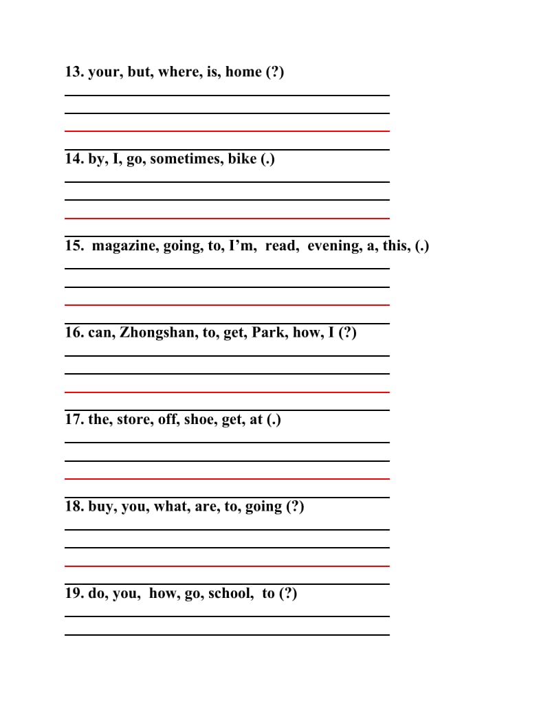 pep六年级上册1-3单元连词成句练习.docx_第3页