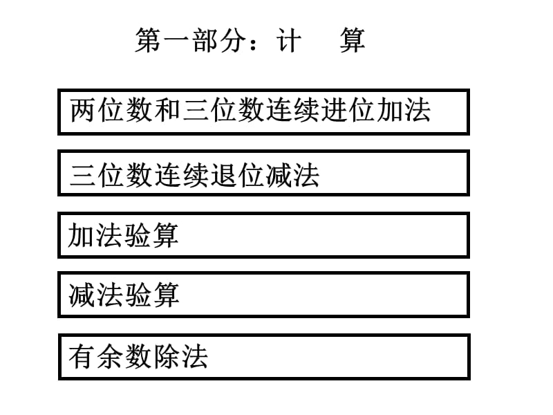 (最新)人教小学三年级数学上册期中复习.ppt_第2页