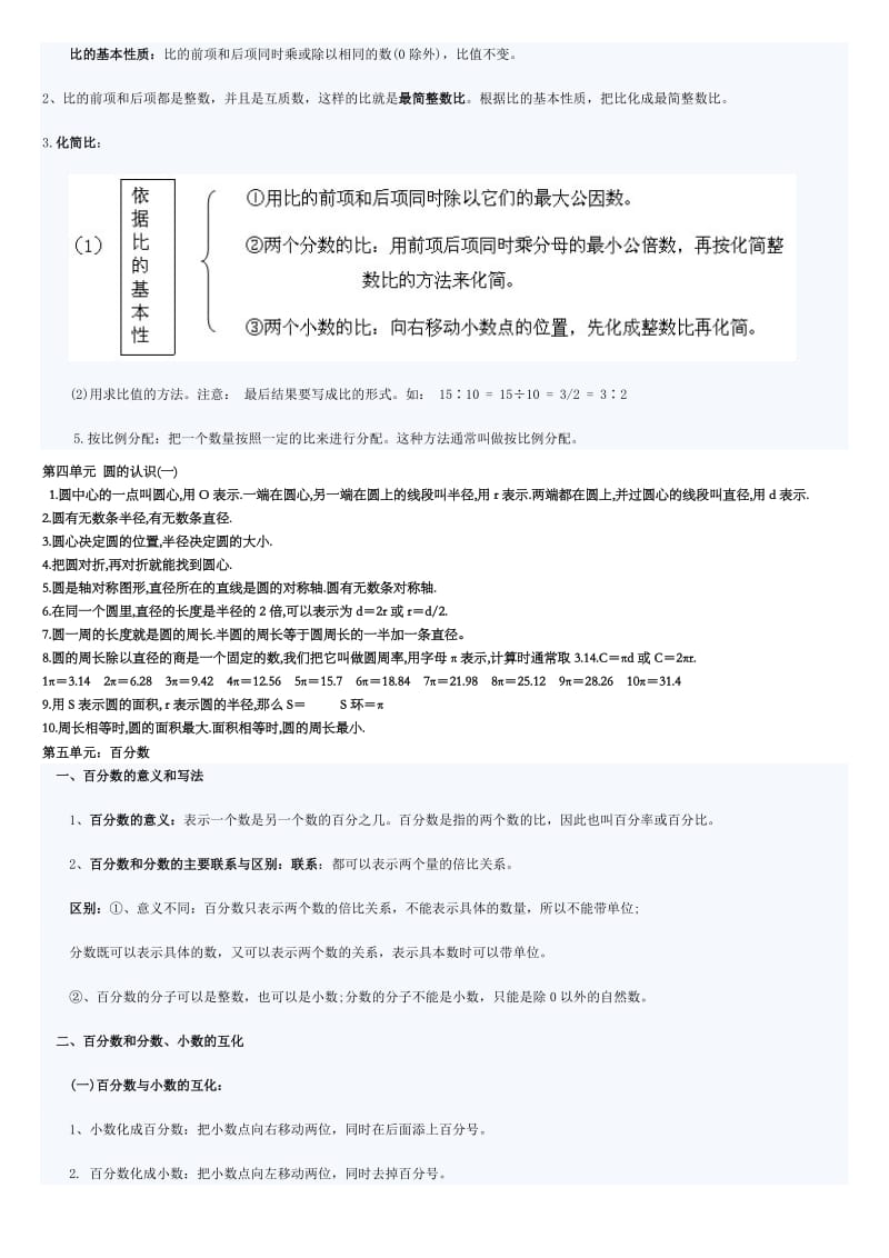 小学六年级数学上册知识点归纳.doc_第3页