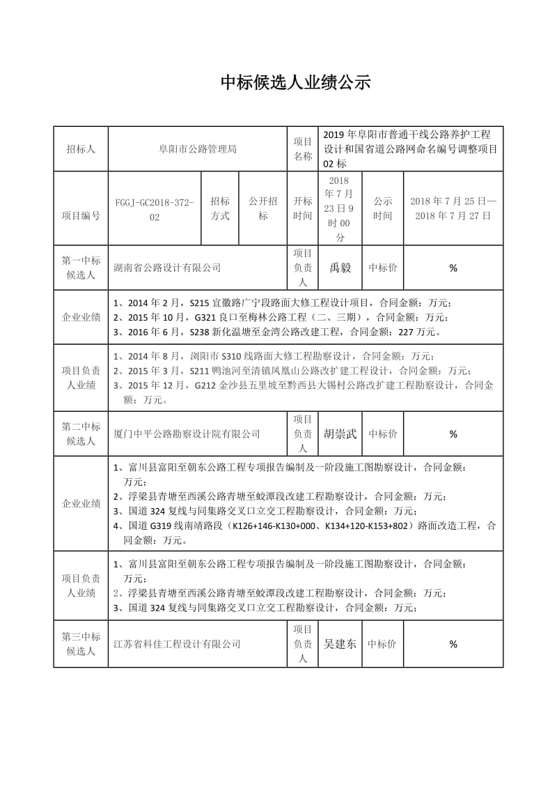 2020年阜阳市普通干线公路养护工程设计和国省道公路网命.doc_第2页