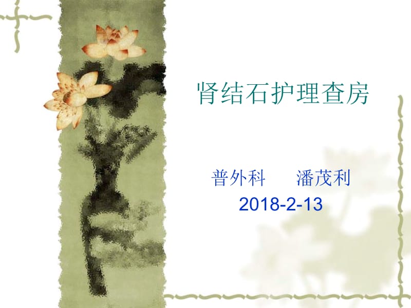 肾结石护理查房.ppt_第1页