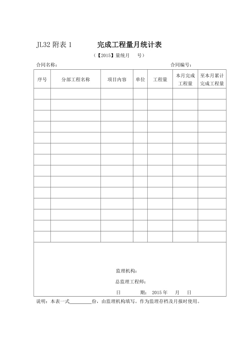 （参考）水利工程监理月报表.doc_第3页