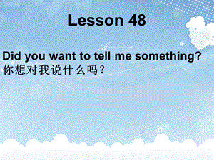 新概念第二册Lesson48.ppt