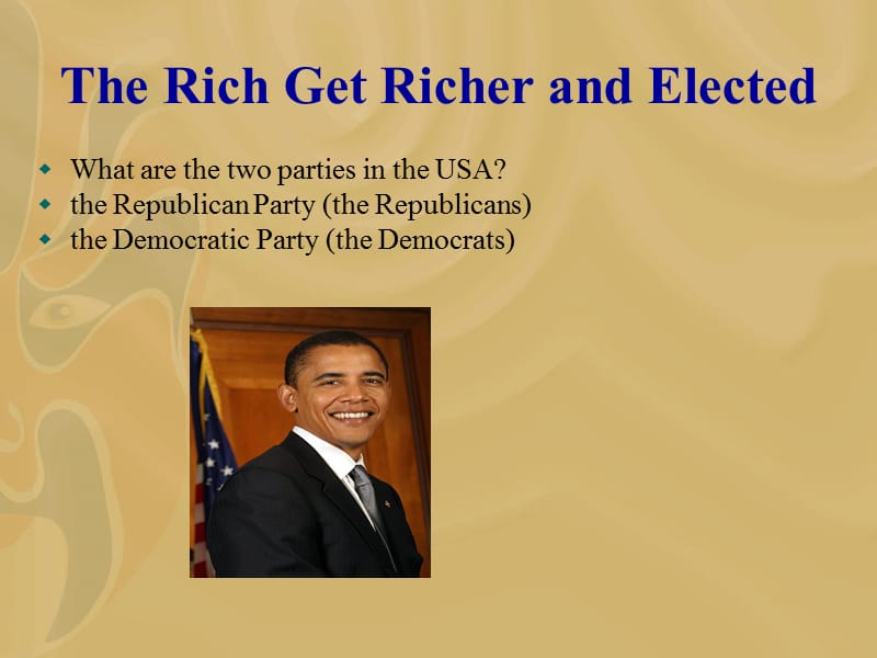 英美报刊选读The rich get richer and elected.ppt_第1页