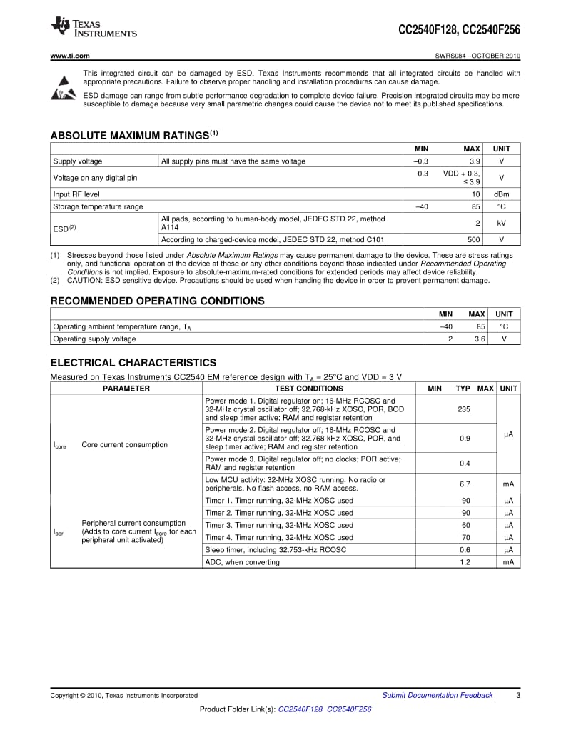 cc2540 datasheet 资料.pdf_第3页