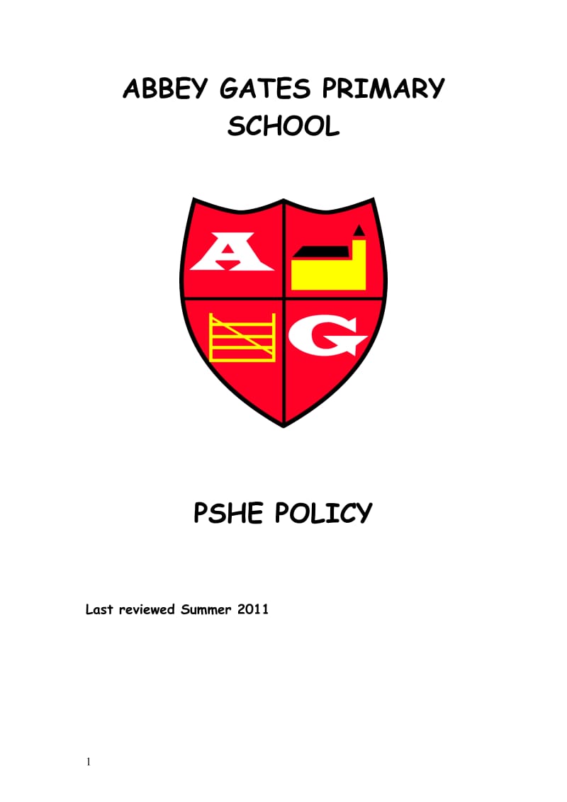 ABBEY GATES PRIMARY SCHOOL.doc_第1页