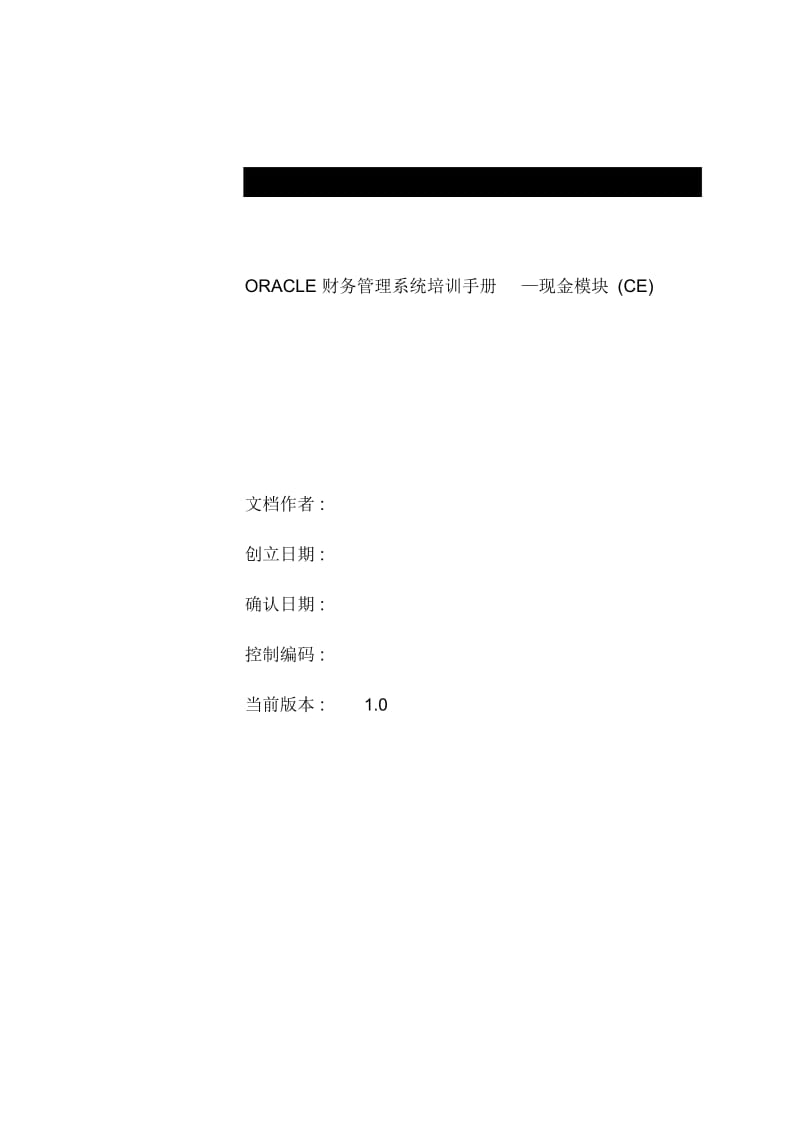 ORACLE财务管理系统培训手册之现金模块.docx_第3页