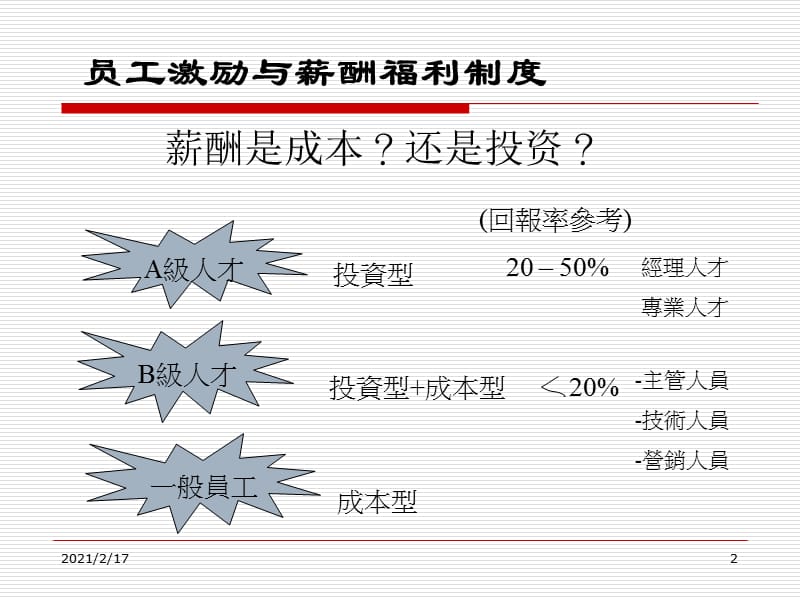 如何发钱：某知名企业薪酬福利制度PPT参考课件.ppt_第2页