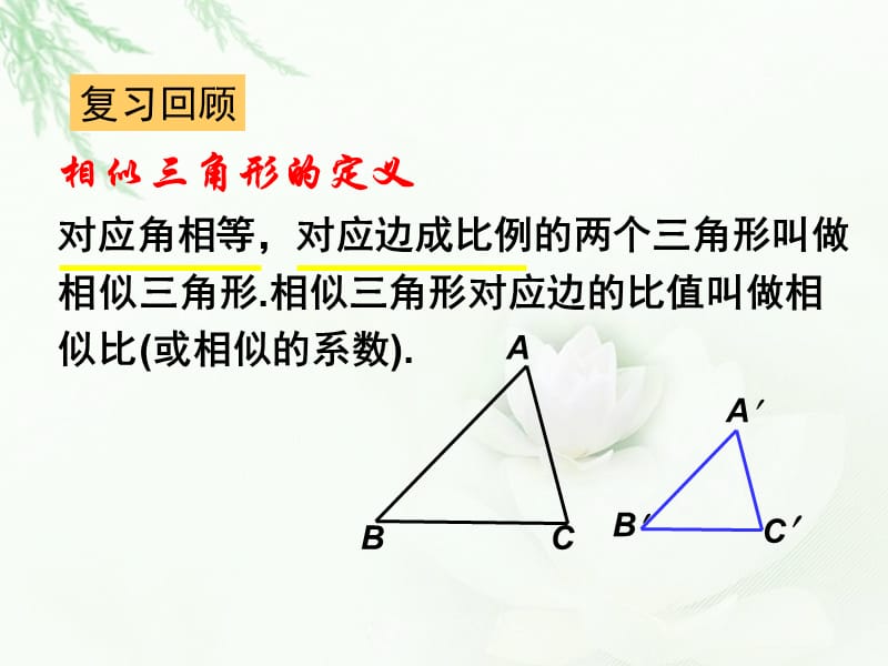 第一讲相似三角形的判断及有关性质.ppt_第2页