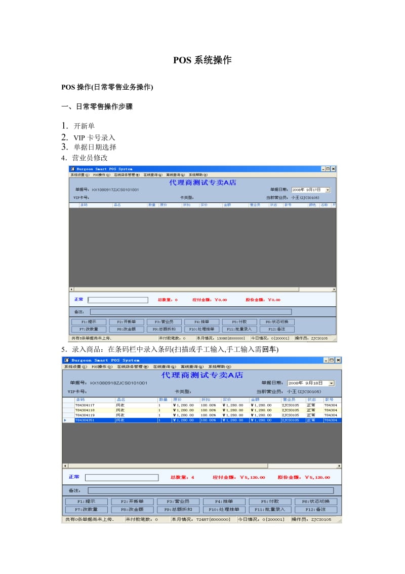 POS系统日常零售操作手册.doc_第3页