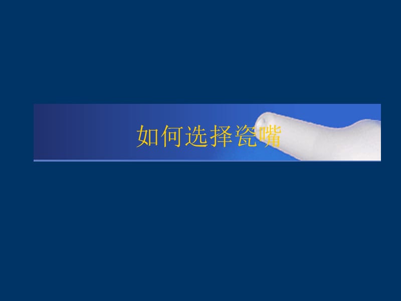 如何选择瓷嘴.ppt_第1页