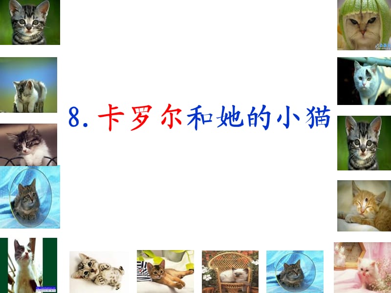 08卡罗尔和她的小猫.ppt_第1页