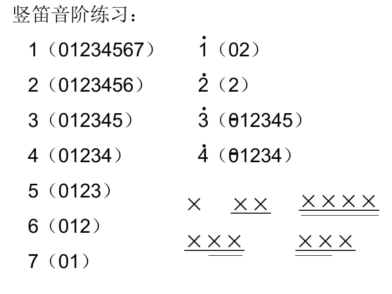 我和你 竖笛音阶练习.ppt_第1页