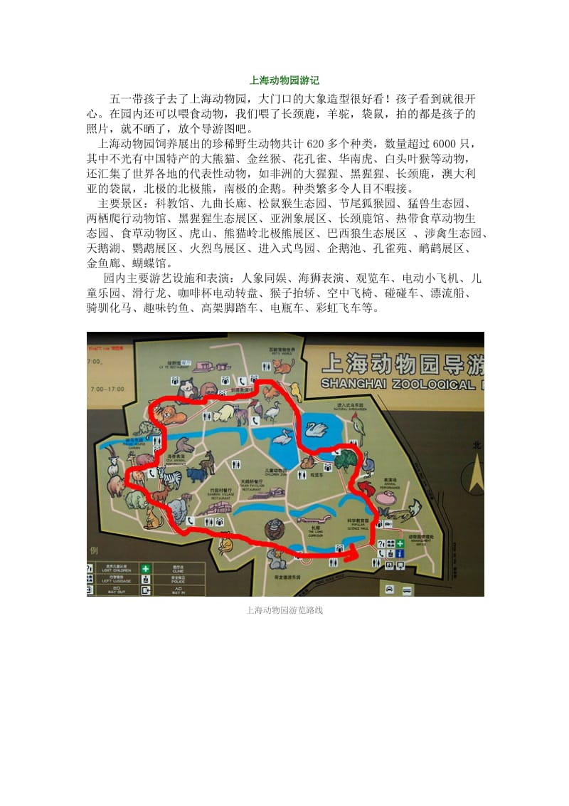 上海动物园游记.docx_第1页