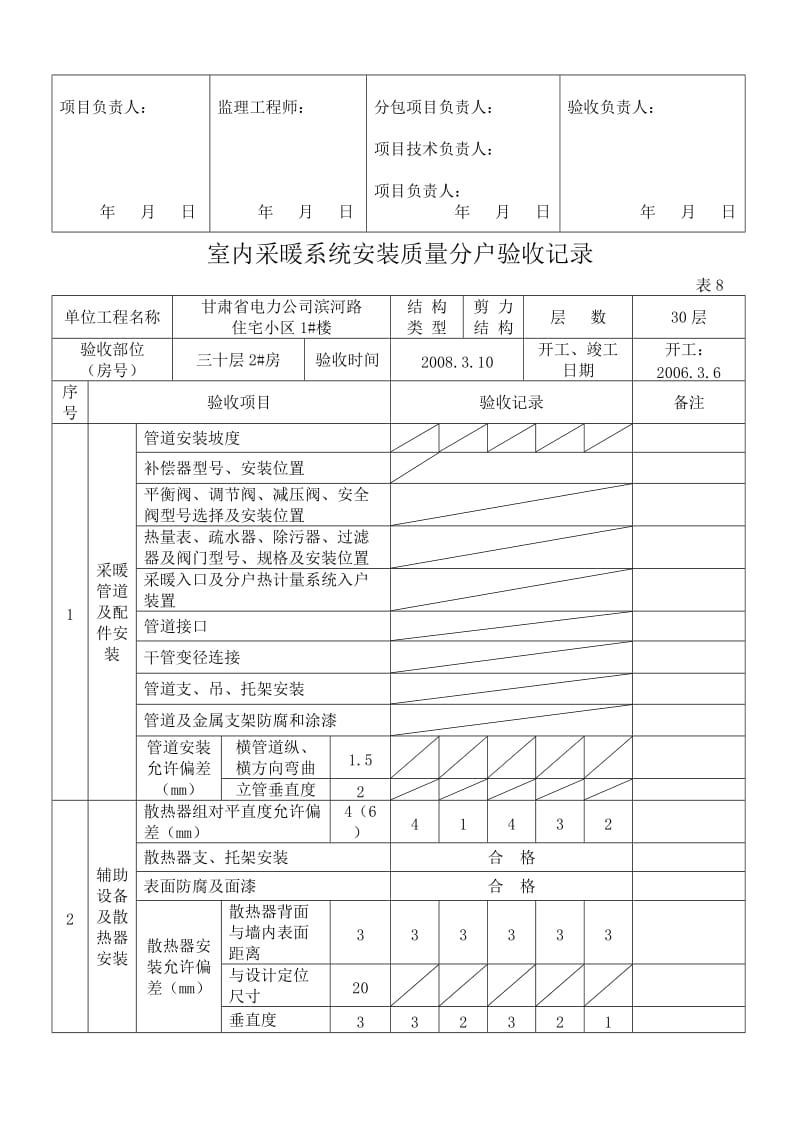 （精选文档）室内采暖系统安装质量分户验收记录.doc_第2页