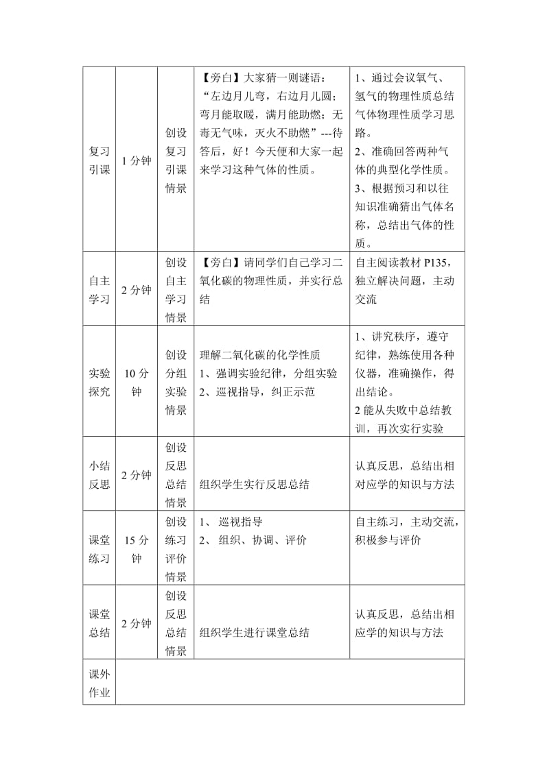 5.3 二氧化碳的性质和制法 第1课时.doc_第2页