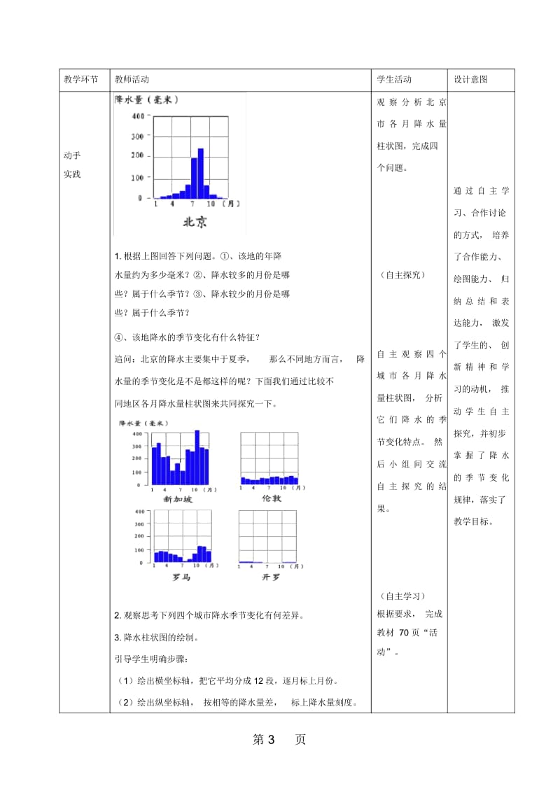 星球版七年级上册地理第四章《第三节降水的变化与差异》教案2.docx_第3页