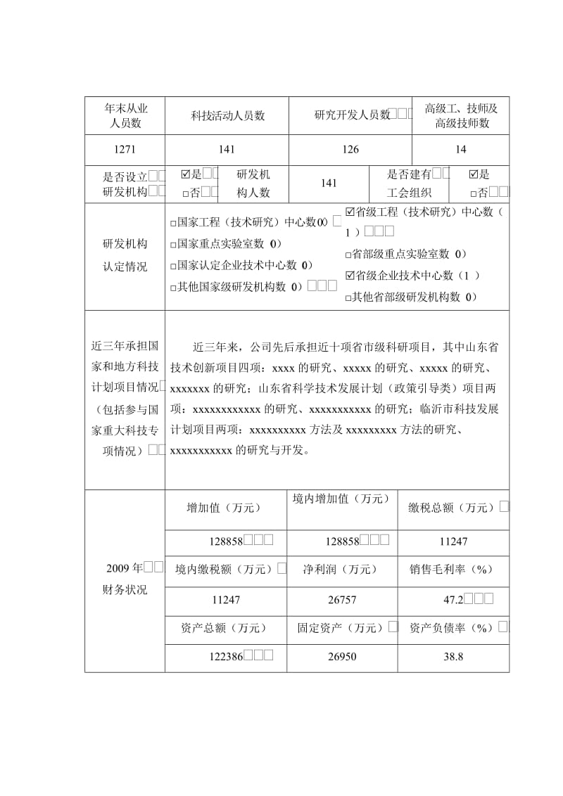 科技创新型企业申报书.doc_第3页