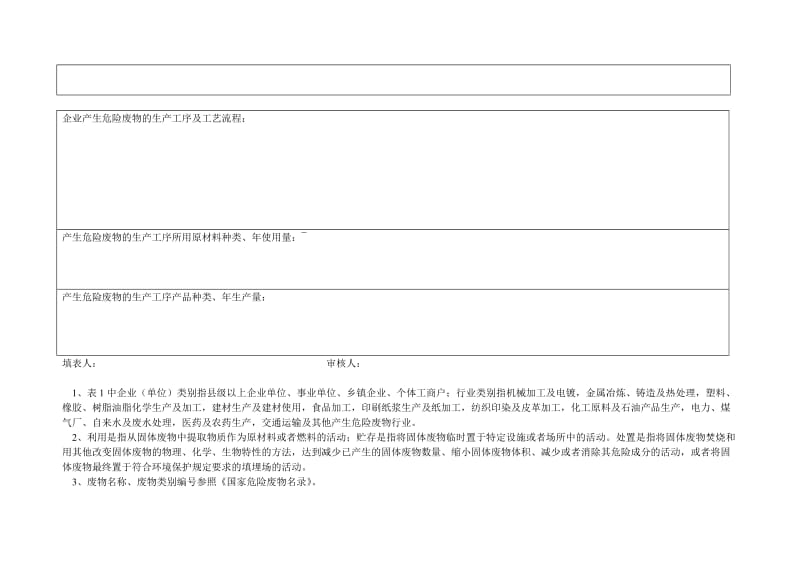 危险废物产生企业(单位)申报登记表(企业填报).doc_第2页