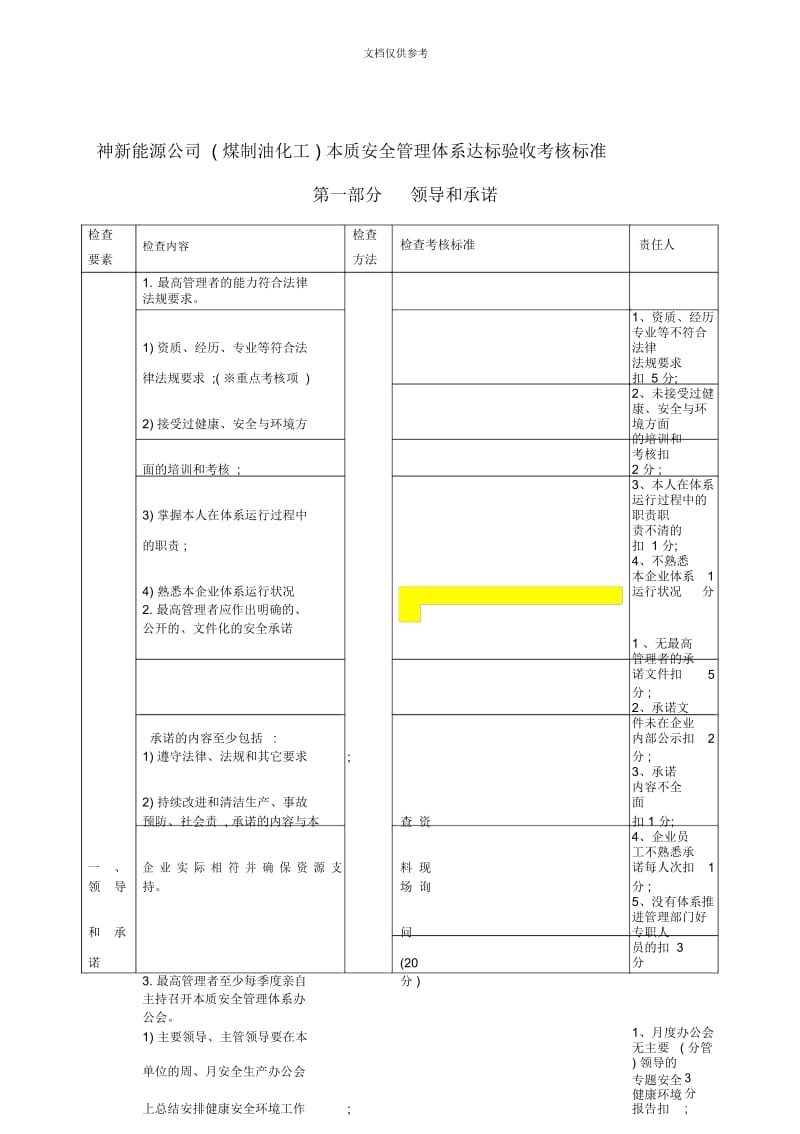 能源公司本质安全管理体系达标验收考核标准.docx_第2页