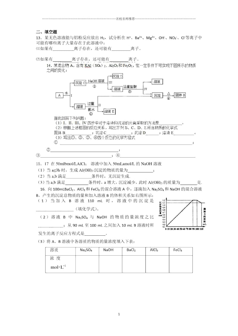 高中化学3.1.2铝的氧化物与氢氧化物优质每课一练(苏教版必修1).docx_第2页