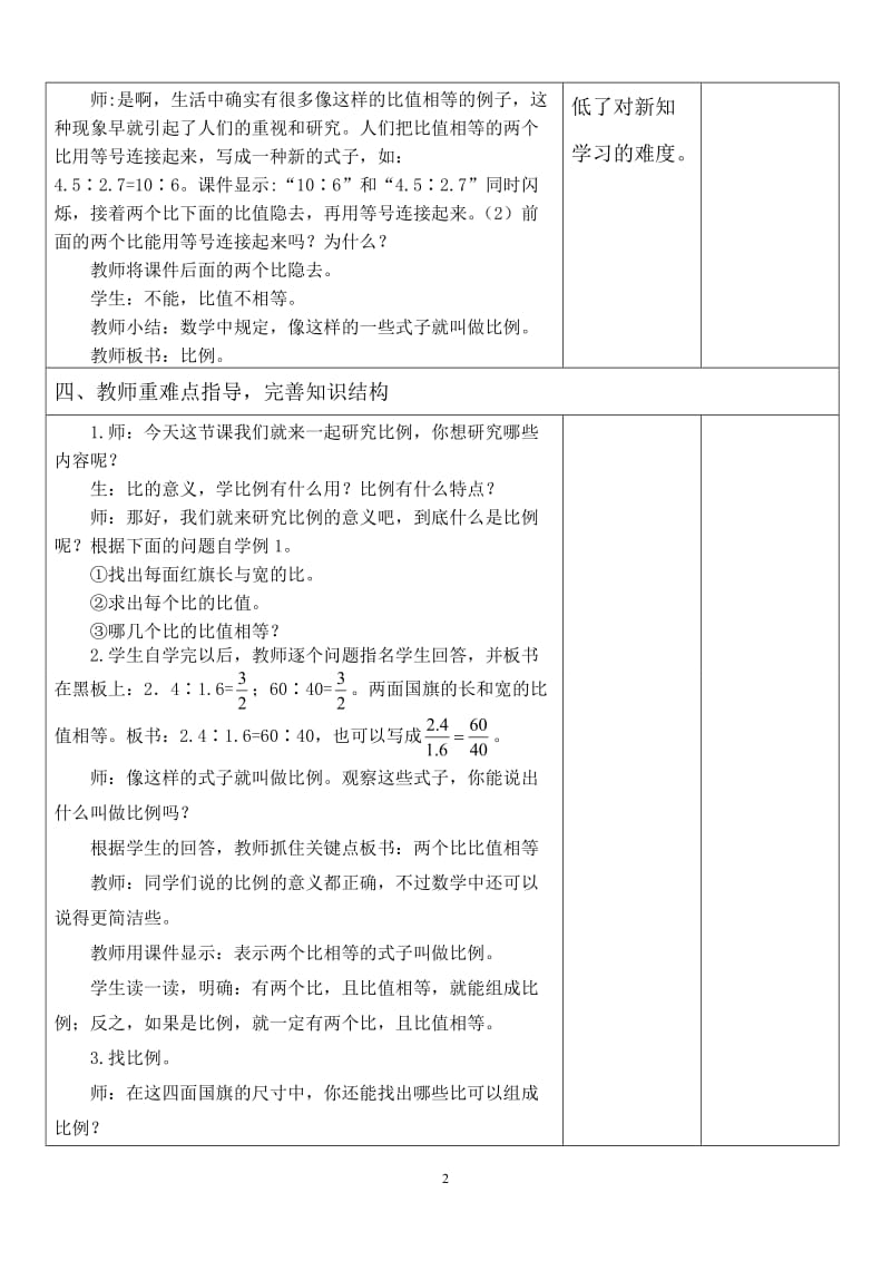 人教版小学六年级数学下册全册教学设计.doc_第2页