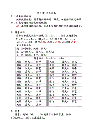 第2章 关系运算.doc