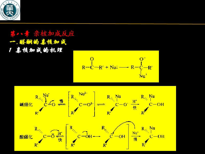 羰基的亲核加成.ppt_第1页