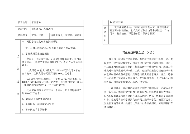 节约用水主题晨会.docx_第1页