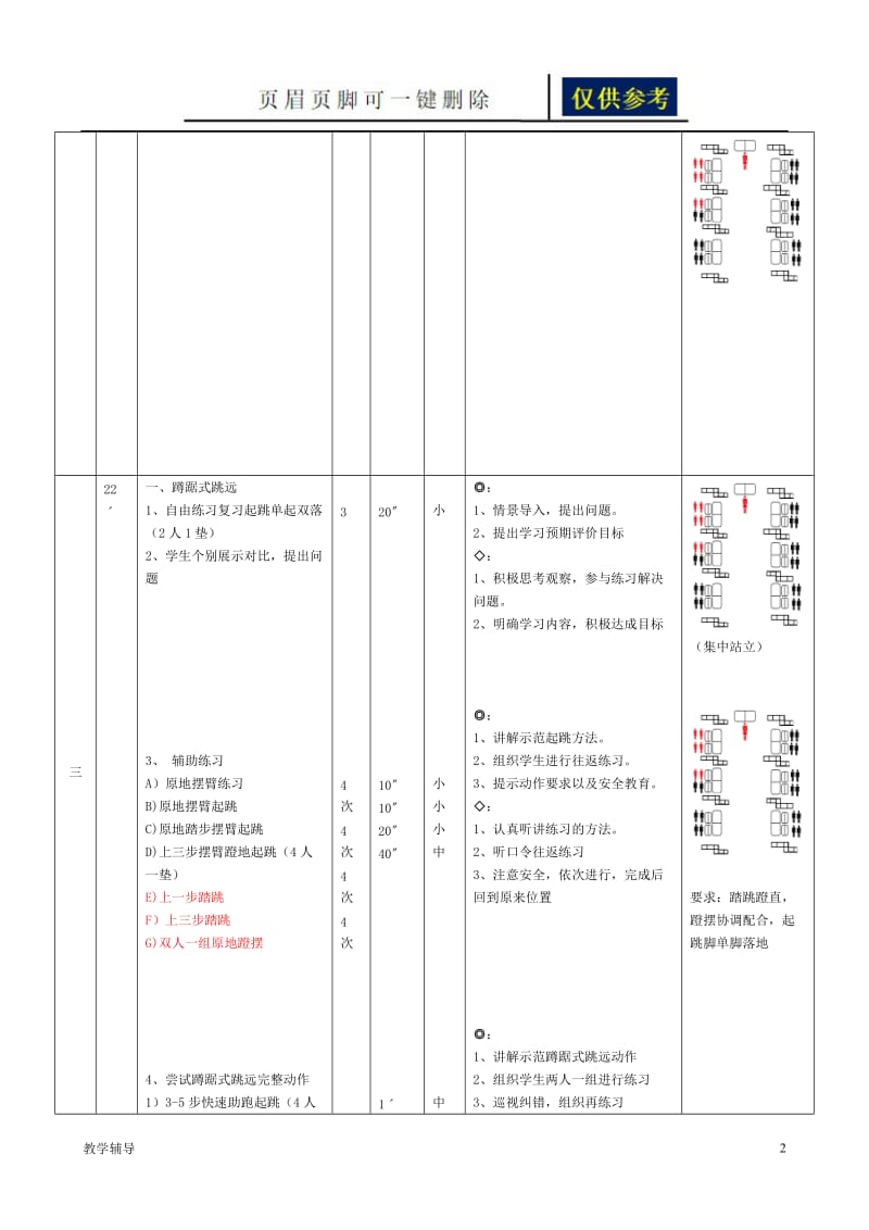 蹲踞式跳远教案[基础教育].doc_第2页