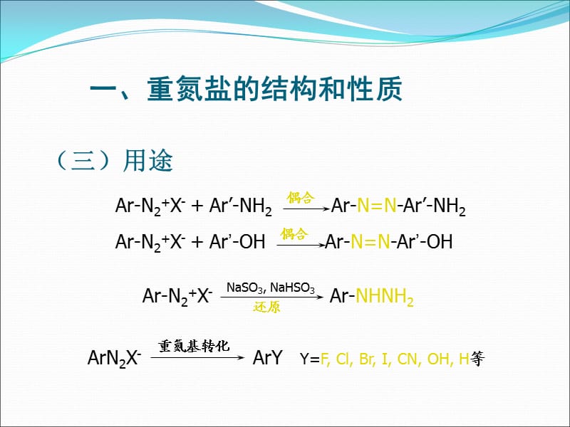 重氮化反应和偶合反应.ppt_第3页