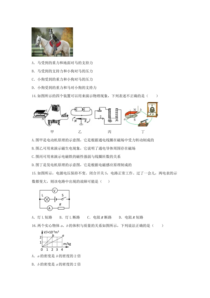 2015～2016学年中考物理自主命题押题卷.doc_第3页