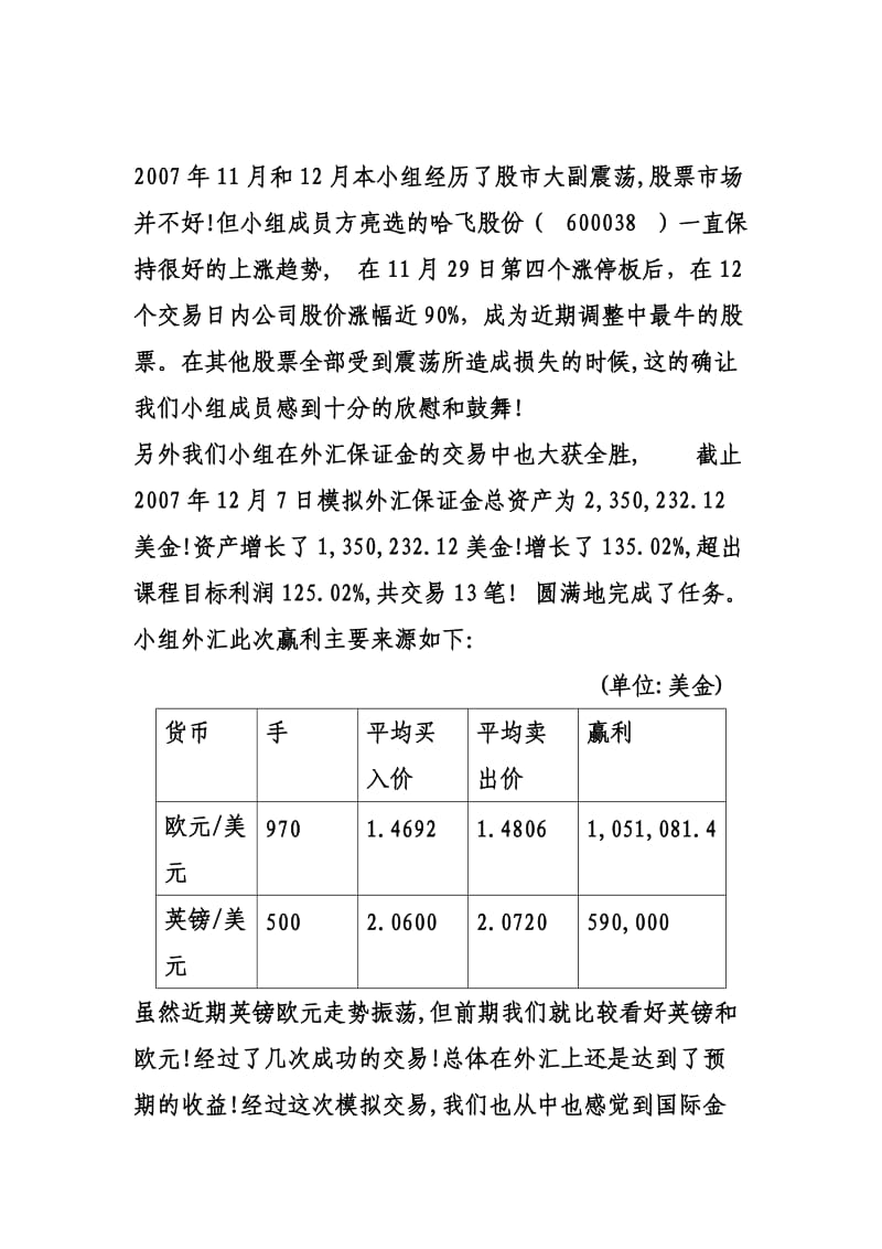 金融学模拟交易总结报告.doc_第3页