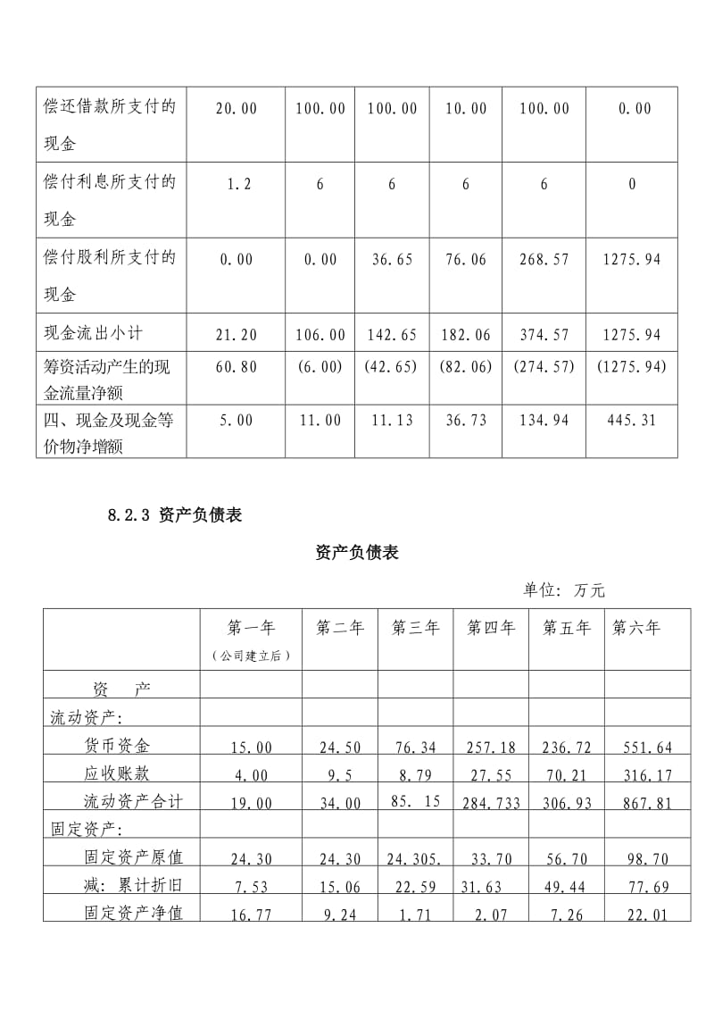 挑战杯创业计划书《财务分析》部分 完美版.doc_第3页