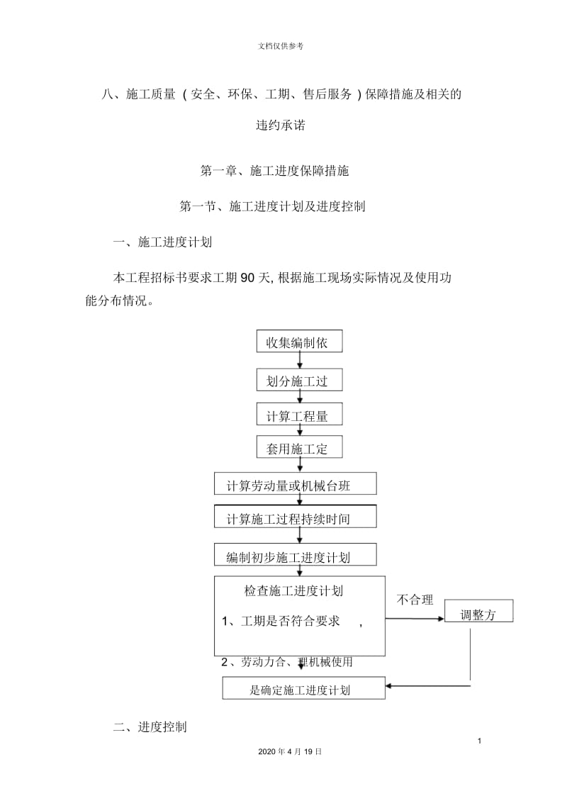 工程施工质量保障措施及相关违约承诺书.docx_第2页