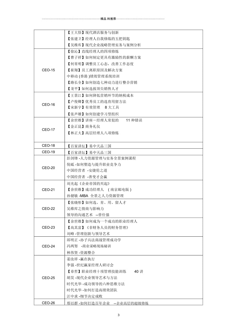 hasuploaded_CEO总裁学习套餐资源DVD目录(1.docx_第3页