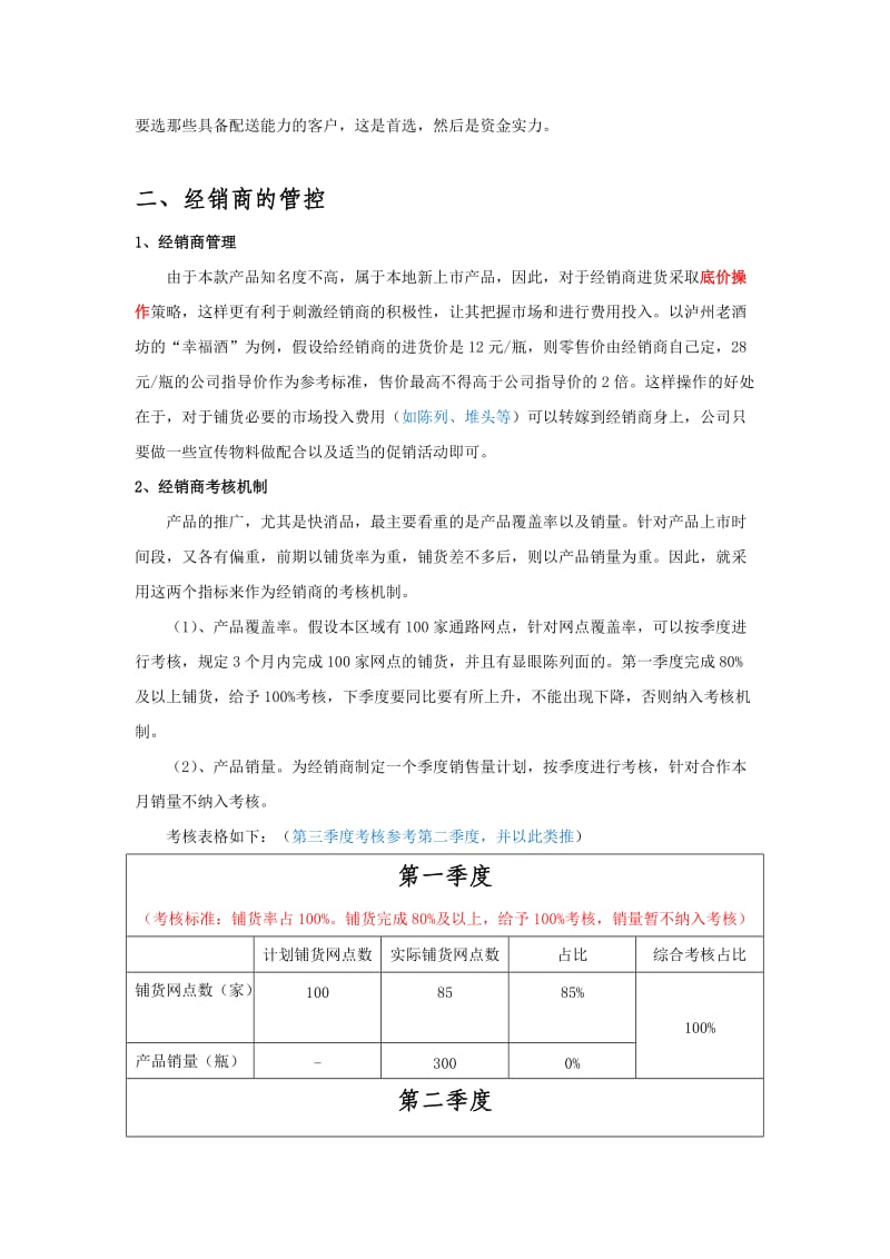 xxxx白酒招商以及铺市策划方案.doc_第2页