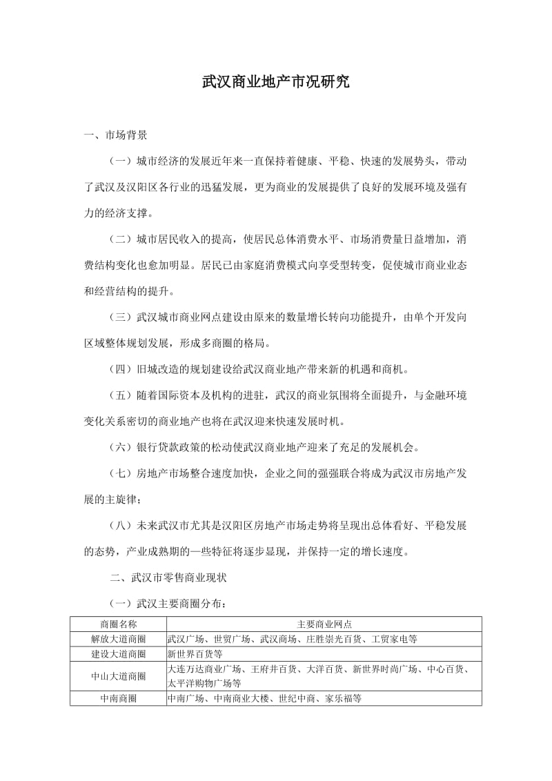 武汉商业地产市场状况研究.doc_第1页