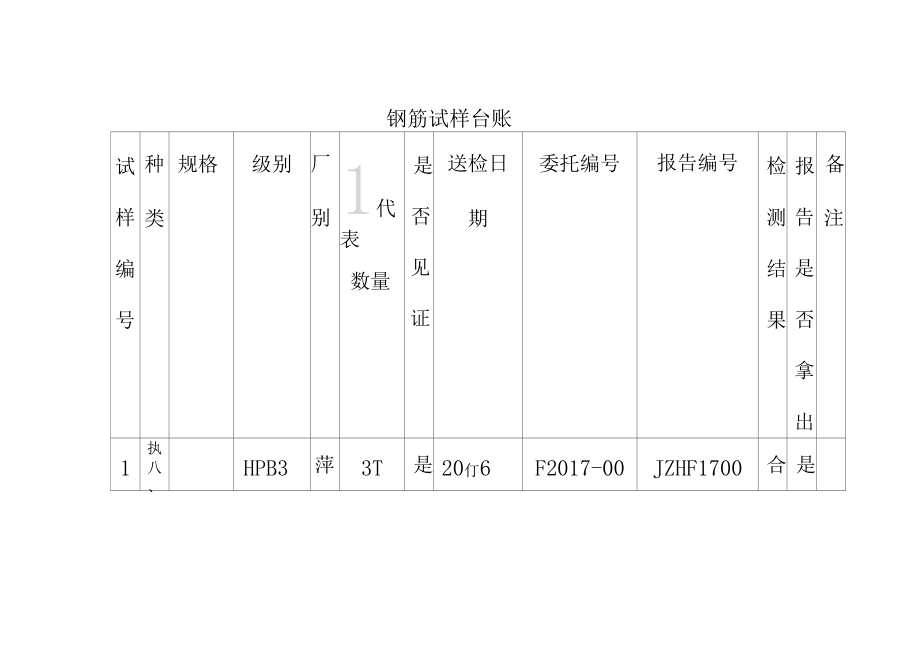 钢筋原材试验台账.doc_第2页