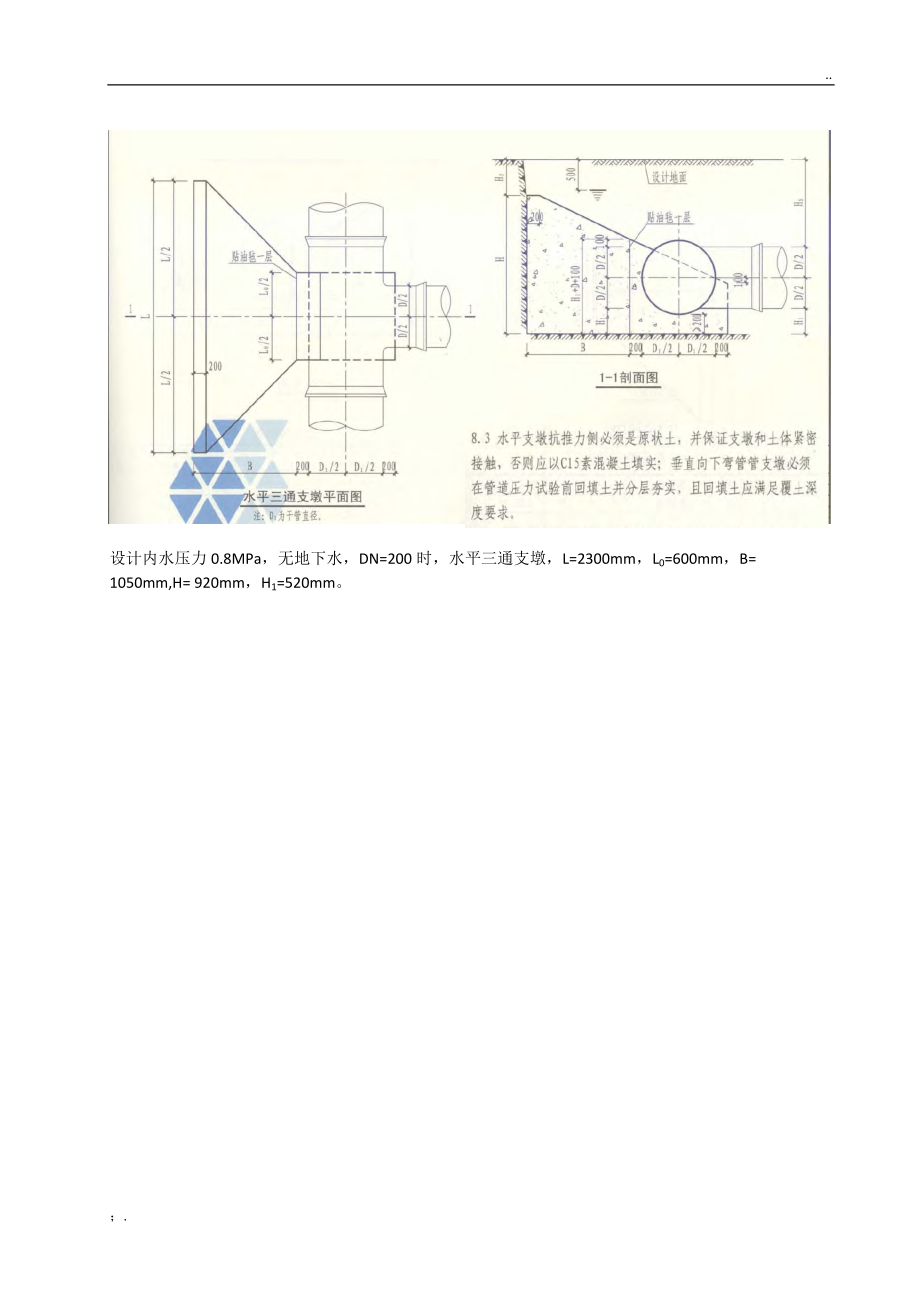 DN200球墨铸管支墩图.docx_第2页