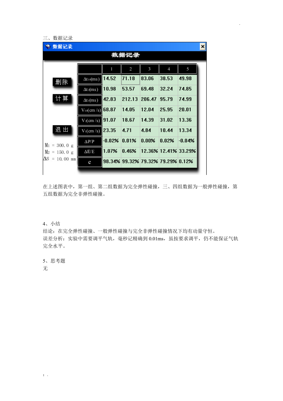 大学物理网上实验-动量守恒.docx_第2页