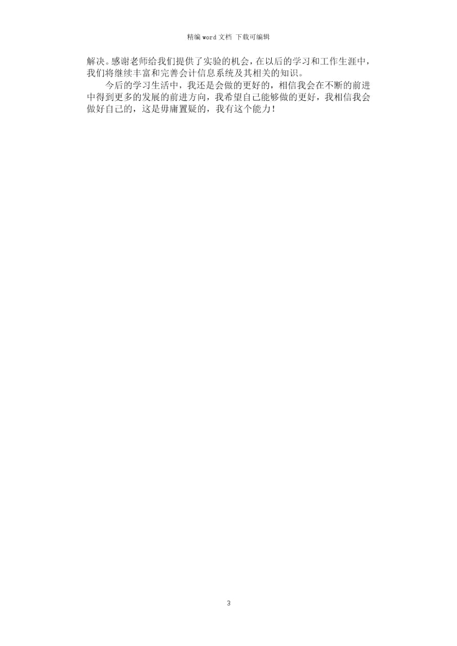 2021年会计信息系统实习报告范文.doc_第3页