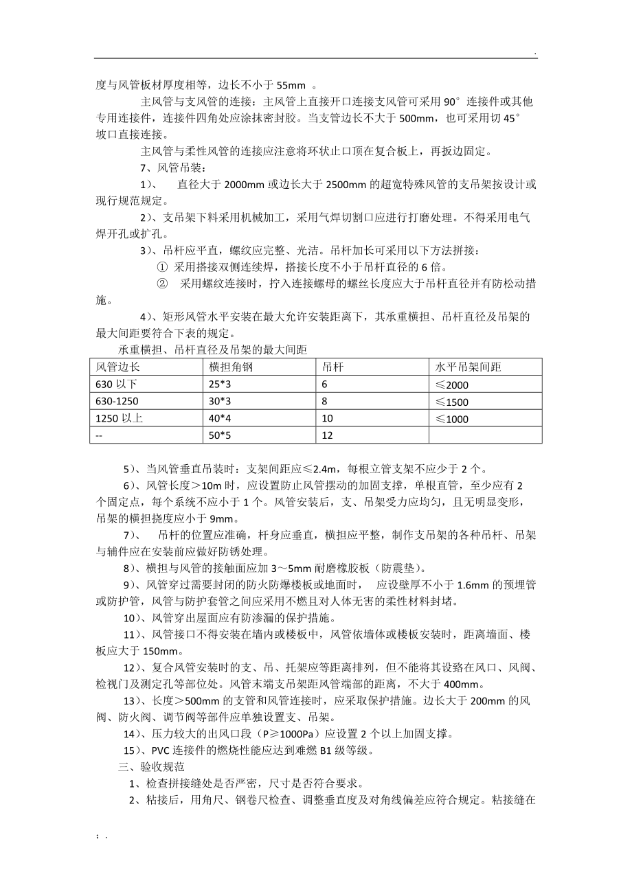 酚醛复合风管安装规范.docx_第2页